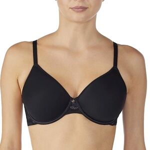 NEW Le Mystère Light Luxury Spacer Smooth Cup Underwire Bra 3111 Black Rose Gold